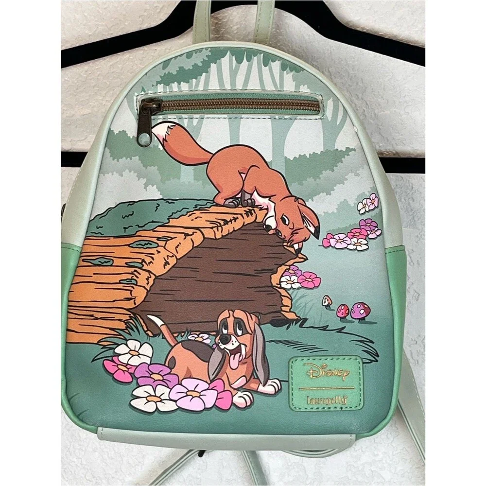 Loungefly Disney The Fox and the Hound Forest Fun Mini Backpack